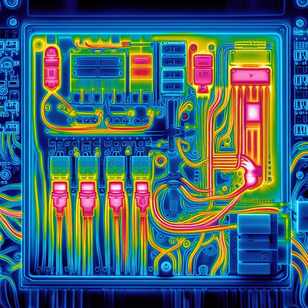 Switchboard thermal imaging scan