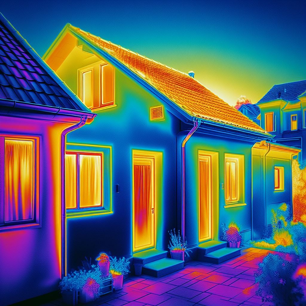 Thermal imaging scan of rental property